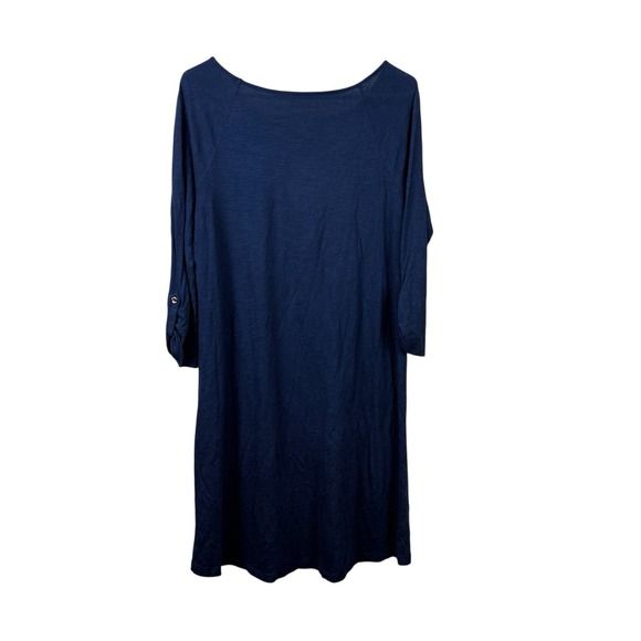 Lilly Pulitzer‎ 26198 Suncrest Swing SMALL Modal Cotton Tab Sleeves Navy - Picture 3 of 6